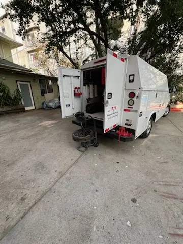 Magnet Plumbing service vehicle on-site for Faucet Repair in Apollo Beach