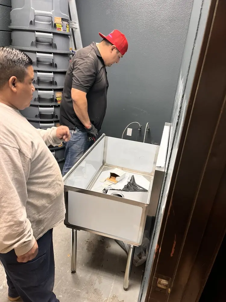 Commercial plumbing and sink installation in Apollo Beach